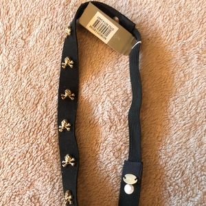 Skull elastic headband- brand new- from Nordstrom